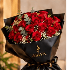 Bouquet de roses rouges