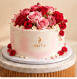 Gâteau aux roses